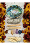 Balancing Smudge Kit with 7 Chakra Crystals Set