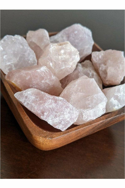 Rough Rose Quartz Crystals