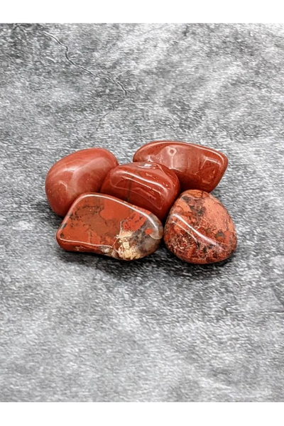 Tumbled Red Jasper Crystals - Medium