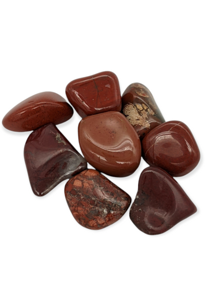 Tumbled Red Jasper Crystals - Medium