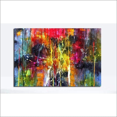 Modern Colors Framed Canvas Painting - Framed Canvas Painting - $7317.99