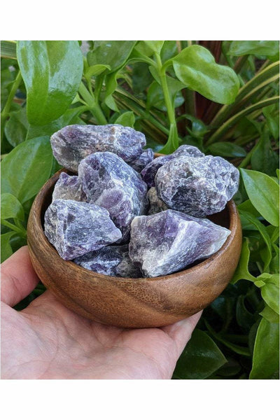 Rough Banded Amethyst Crystals
