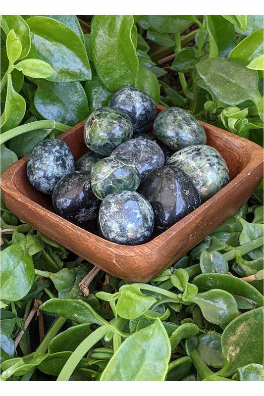 Polished Nephrite Jade Crystals