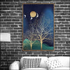 Night Scenery Framed Canvas Painting - Framed Canvas Painting - $199.99