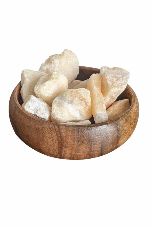 Bulk rough orange calcite