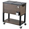 Patio Cooler Rustic Furniture Style - 80QT - Dti Direct USA