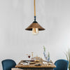 Pendant Light cone Shade With Hemp Rope - Hemp_Rope_Lamp_Lighting - $92.99