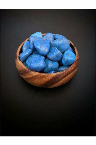 Tumbled Blue Howlite stones