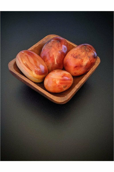 Tumbled Carnelian Gallet stones