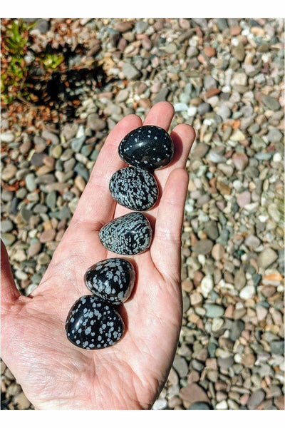 Polished Snowflake Obsidian Crystal - Serenity Stone