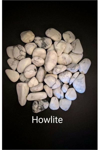White Howlite crystal - Healing - 1 pc