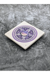 Pentacle incense stick holder tile