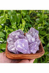 Rough Bolivian Amethyst crystals