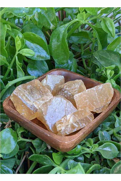 Raw Honey Calcite Healing Crystals