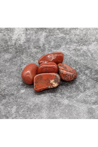 Tumbled Red Jasper Crystals - Medium