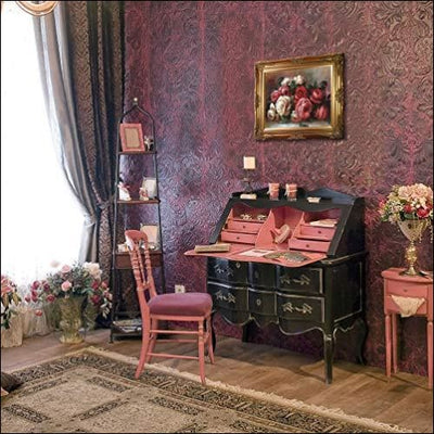 Gold Framed Canvas Painting  Renoir Discarded Roses Victorian - Framed Canvas Painting - $2519.99