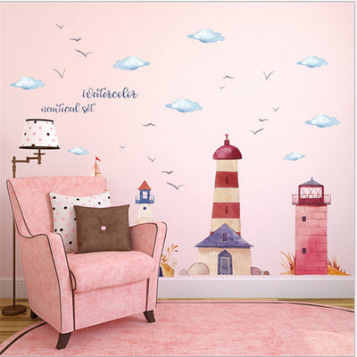 Sea Forts Theme Decorative Wall Stickers Decals