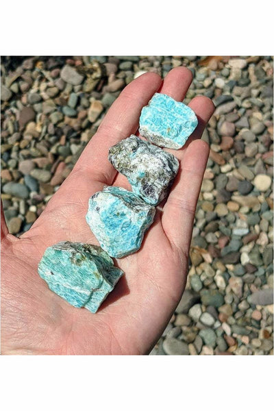 Rough Amazonite Crystals
