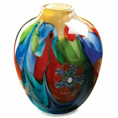 Handcrafted Art Glass Vase