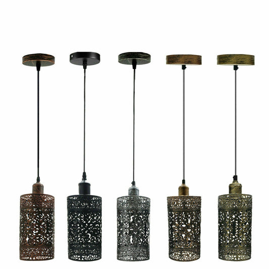 Modern Pendant Light Drum Barrel Cage Differnt pattern customize your Light Pendent - Pendant Lights - $96.99