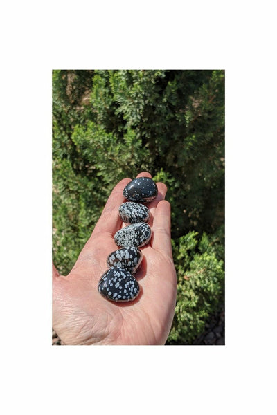 Polished Snowflake Obsidian Crystal - Serenity Stone