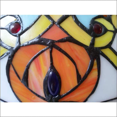 Stained Glass Crystal Parrot Pendant - Ceiling Lamp - Ceiling Lamp - $1588.99