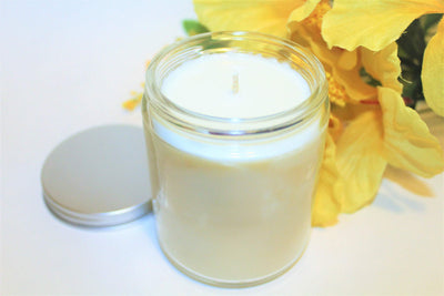 Natural Soy Wax Candle - When this is lit I'm relaxing...