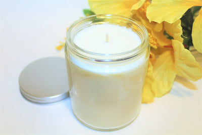 Natural Soy Wax Glass Candles - Sweet Scented