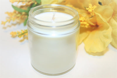 Natural Soy Wax Glass Candles - Sweet Scented