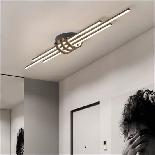 Mount Ceiling Lamp Triple Light Rod Semi-flush - Flush Mount Ceiling Lamp - $700.99