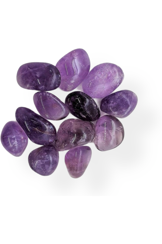 Tumbled & Polished Amethyst crystal