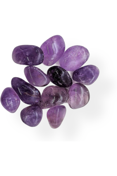 Tumbled & Polished Amethyst crystal