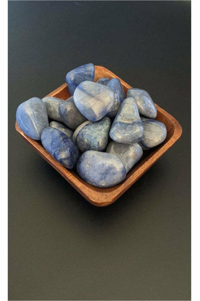 Tumbled Blue Quartz Crystals