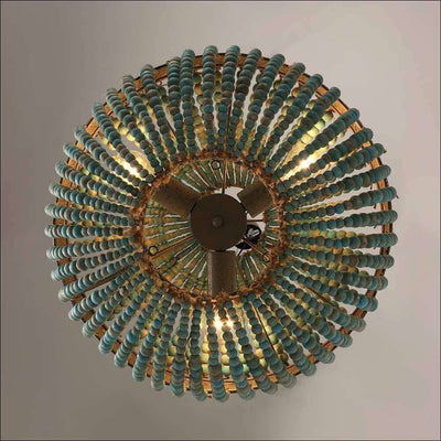 Ceiling Pendant Lamp - Turquoise Blue Antique - Ceiling Lamp - $831.99