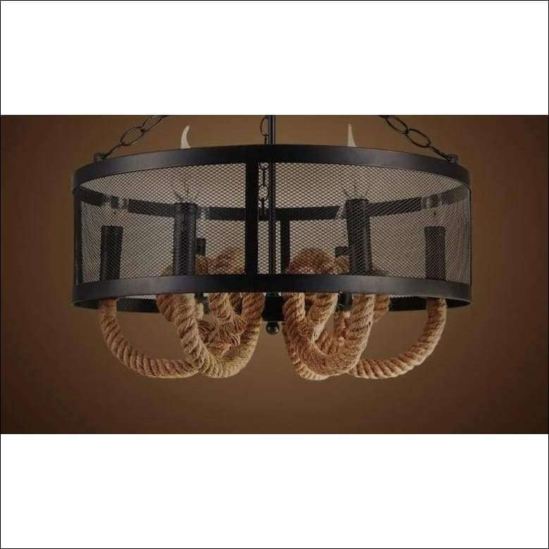 Ceiling Lamp Wire Mesh Iron Rope Loft - Ceiling Lamp - $2327.99