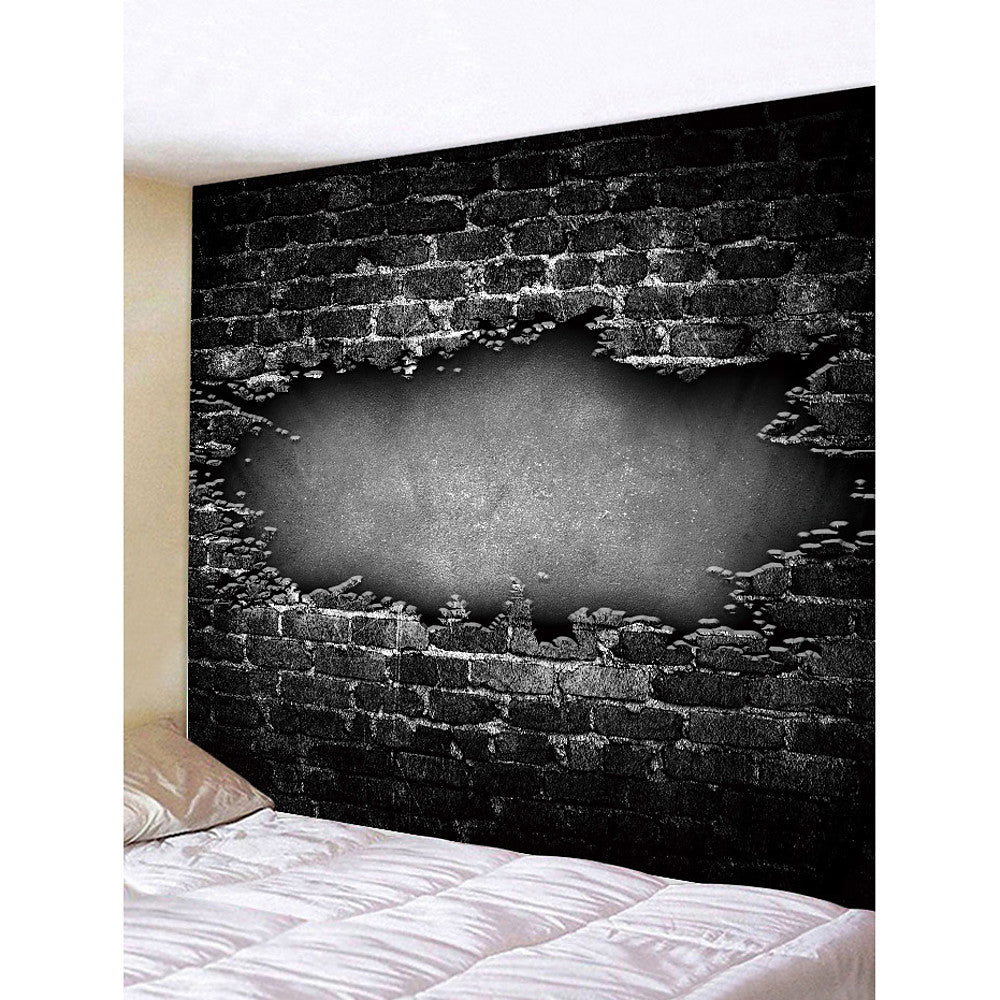 The Fallen Wall - Vintage Wall Tapestry Decoration